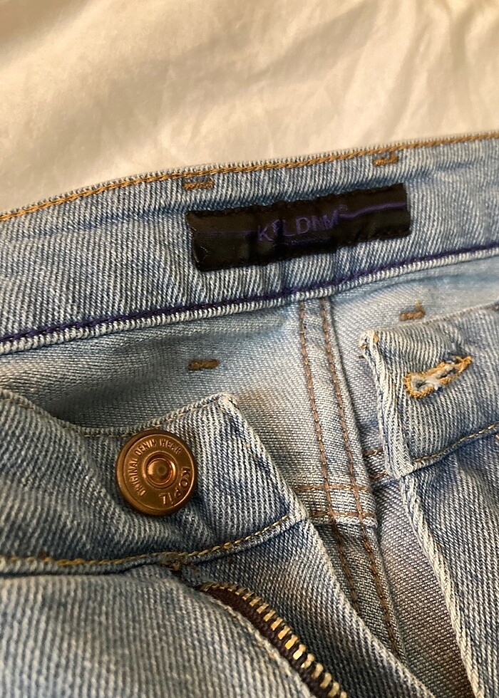 mavi jeans kot - Görsel 3