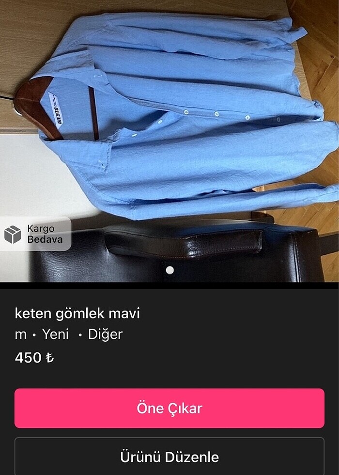 Keten Pantalonv gomlek - Görsel 4