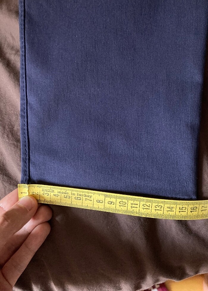 Lacivert chino pantalon - Görsel 3