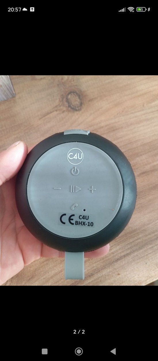 C4U Siyah Bluetooth Hoparlör - Görsel 2