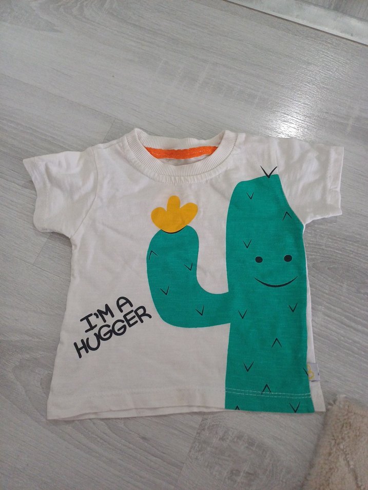 Turuncu Baskılı Bebek Erkek Takımı - Görsel 4