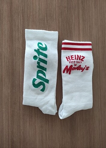 Heinz ve sprite çorap 