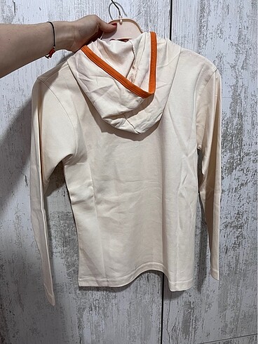 s Beden ten rengi Renk Pamuklu sweatsrt vintage