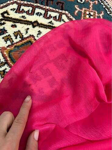 Fuşya pareo - Görsel 5