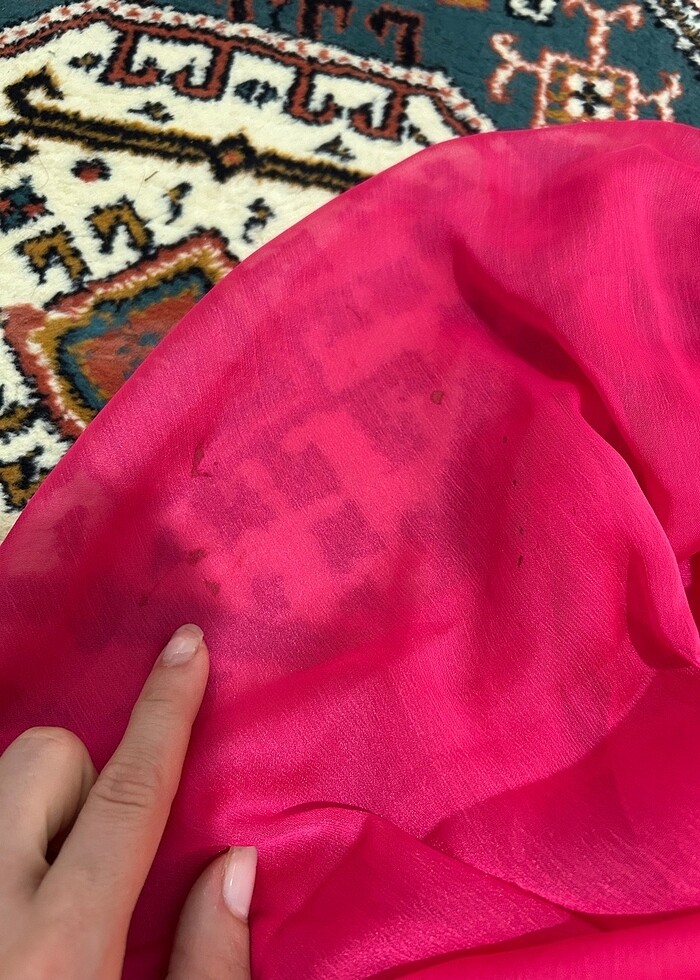 Fuşya pareo - Görsel 5