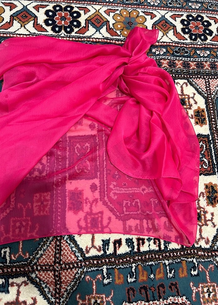 Fuşya pareo - Görsel 3