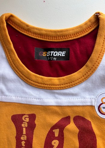 Galatasaray Bebek Renkli Baskılı Kolsuz Body - Görsel 2