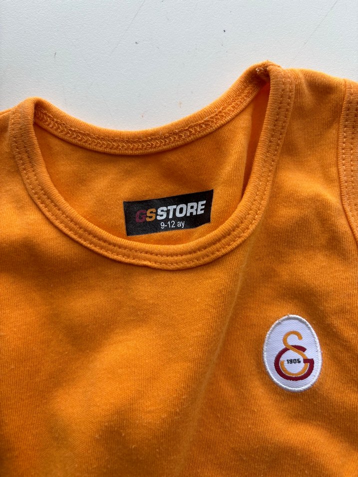 Galatasaray Bebek Renkli Baskılı Kolsuz Body - Görsel 3