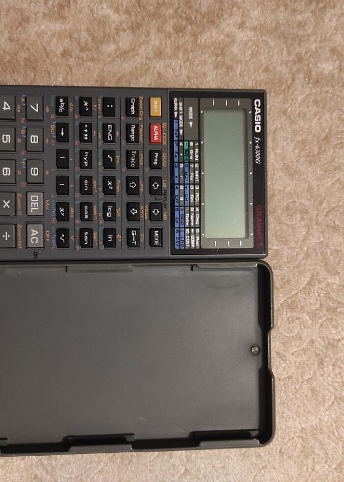 Casio fx-6300g hesap makinesi  - Görsel 2