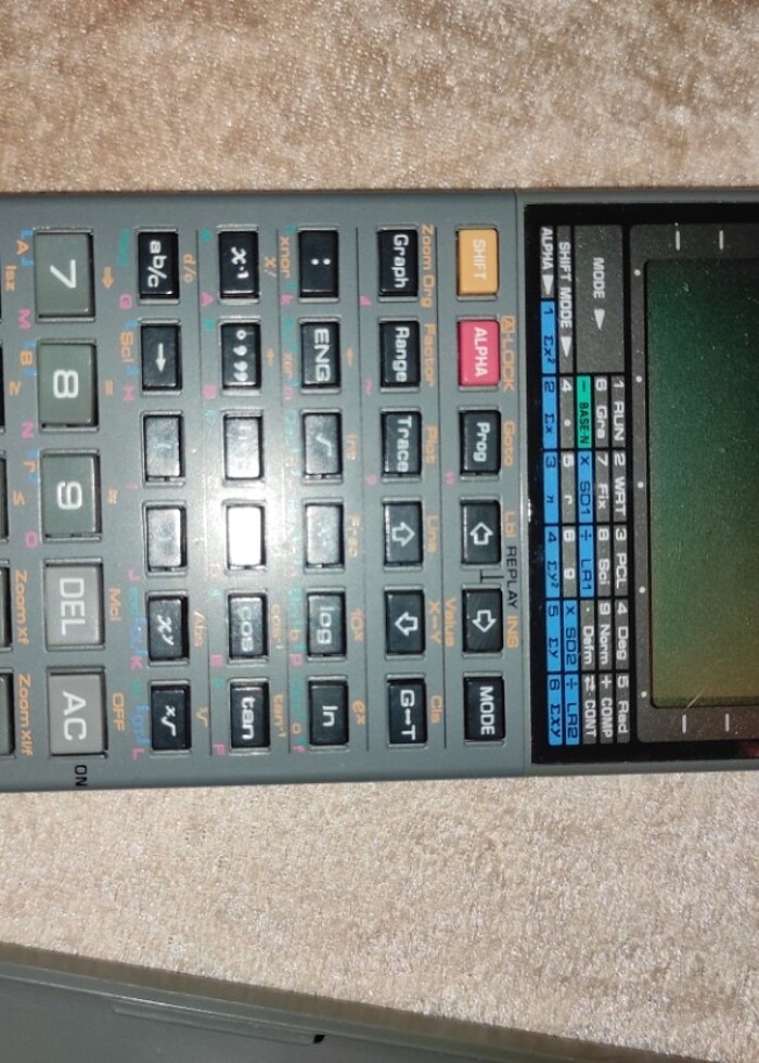 Casio fx-6300g hesap makinesi  - Görsel 5