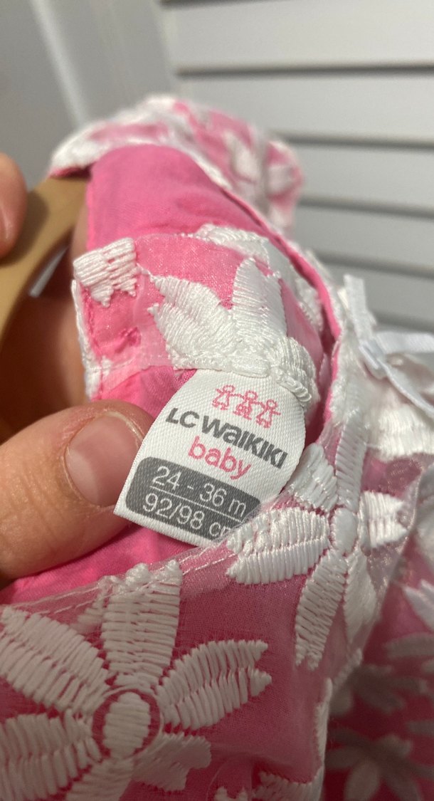 Kız Çocuk Nakışlı Dantel Elbise - Görsel 3