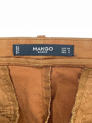 38 Beden camel Renk Mango Kumaş Pantolon %70 İndirimli.