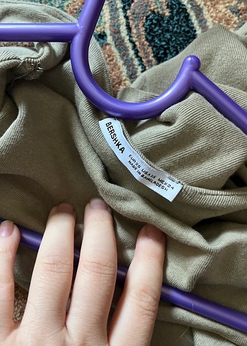 Bej Keten Uzun İnce Askılı Elbise - Görsel 3