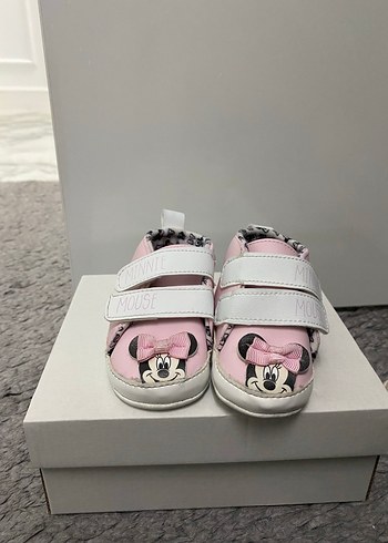 Kız Çocuk Pembe Minnie Mouse Spor Ayakkabı - Görsel 3