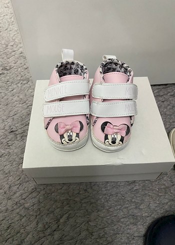 Kız Çocuk Pembe Minnie Mouse Spor Ayakkabı