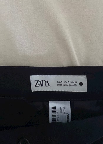Zara Siyah Kadın Kumaş Pantolon