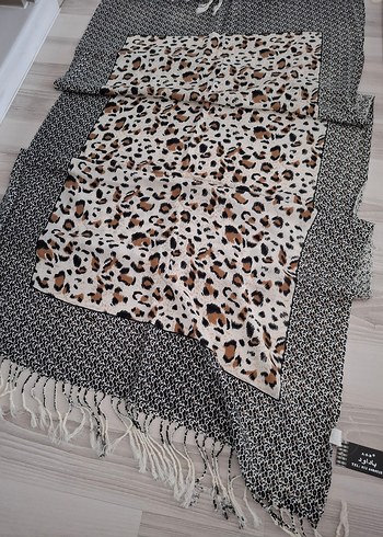 leopar desenli şal - Görsel 3