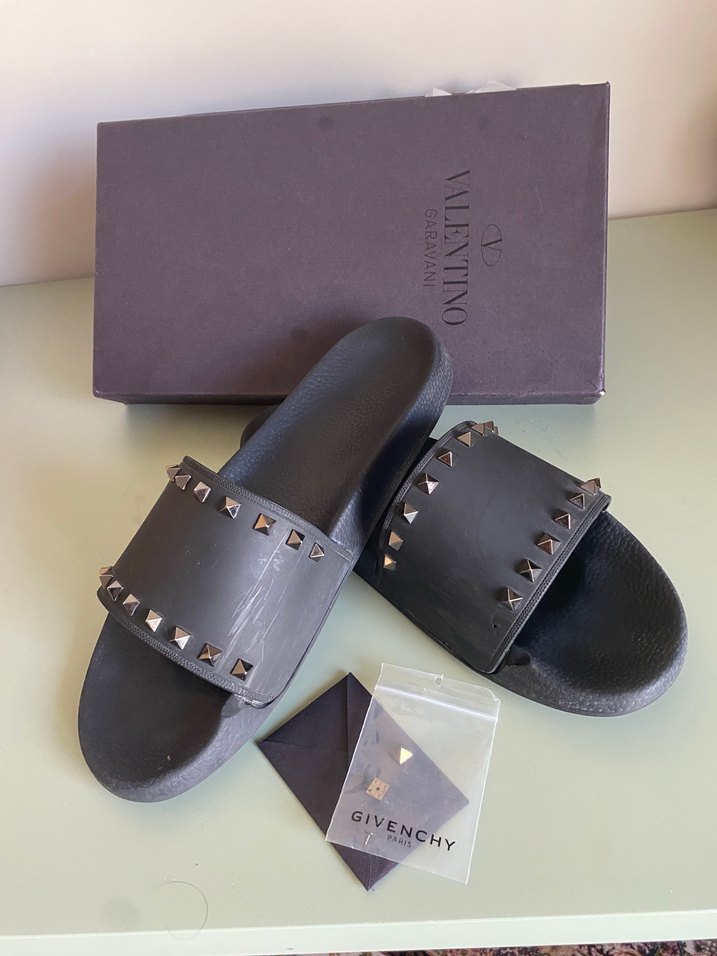 Valentino Garavani Siyah Erkek Terlik - Görsel 3