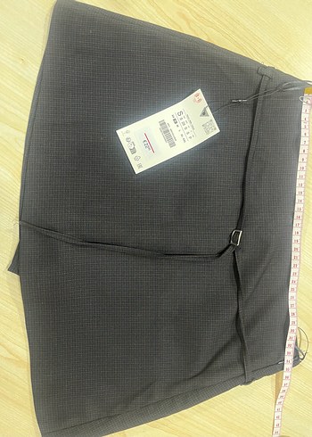 Zara Siyah Midi Etek Fermuarlı - Görsel 9