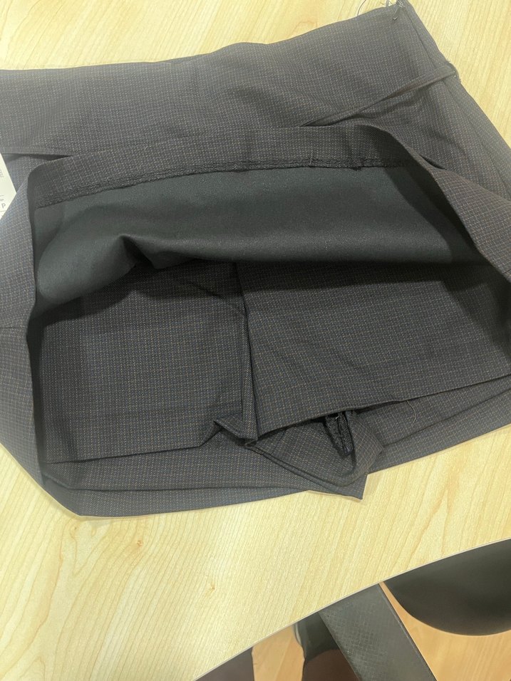 Zara Siyah Midi Etek Fermuarlı - Görsel 5