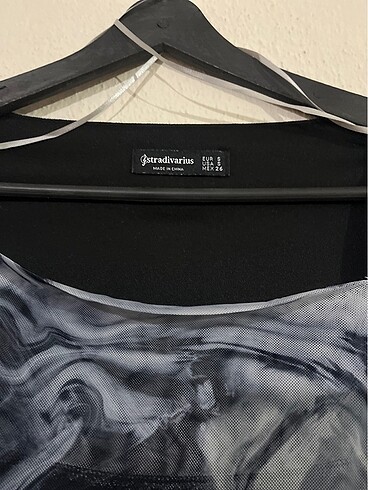 xs Beden Stradivarius renkli elbise
