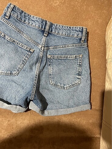 Zara  marka yüksel bel şort - Görsel 6