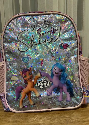Parlak My Little Pony Çocuk Okul Çantası