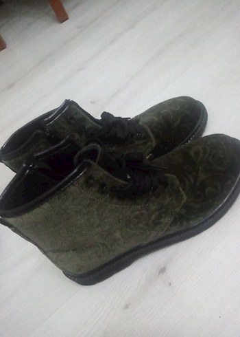 Kahverengi Kamuflaj Desenli Erkek Bot - Görsel 4