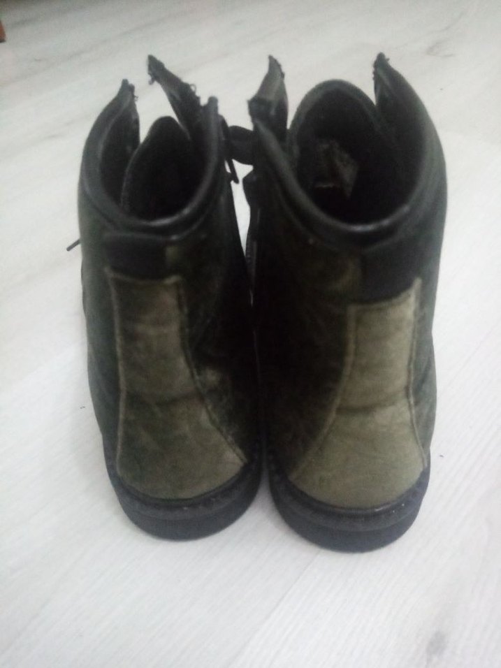 Kahverengi Kamuflaj Desenli Erkek Bot - Görsel 5