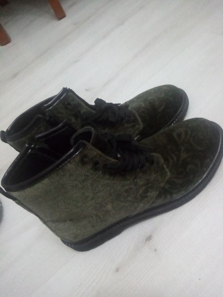 Kahverengi Kamuflaj Desenli Erkek Bot - Görsel 4