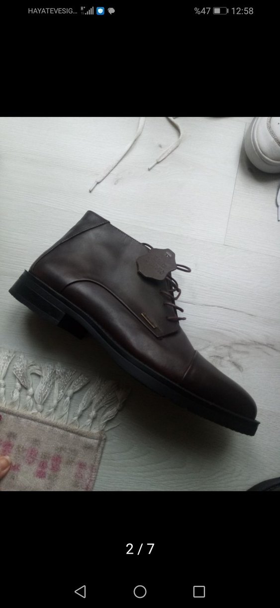 Klasik Kahverengi Deri Erkek Bot - Görsel 5