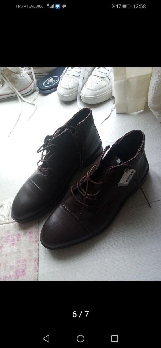 Klasik Kahverengi Deri Erkek Bot - Görsel 3