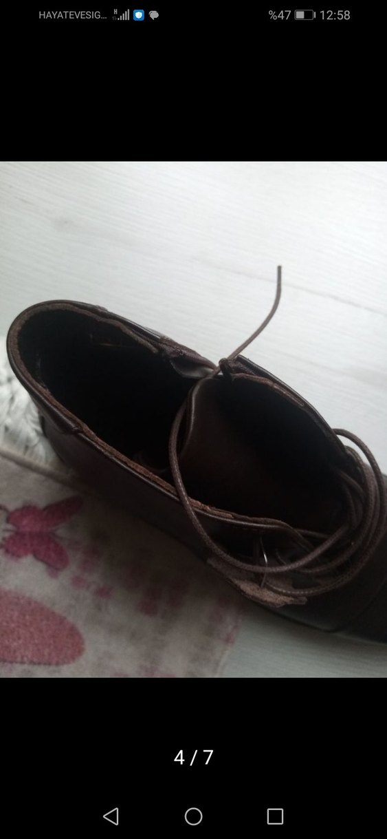 Klasik Kahverengi Deri Erkek Bot - Görsel 4