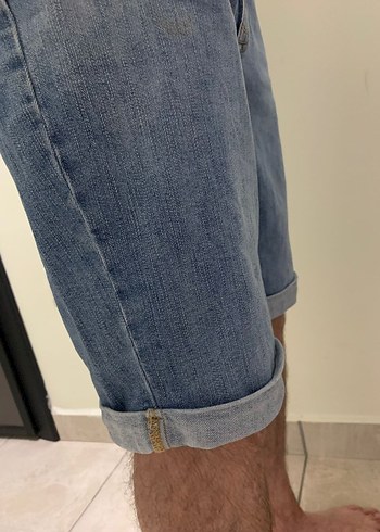 Erkek Mavi Regular Fit Denim Pantolon - Görsel 5