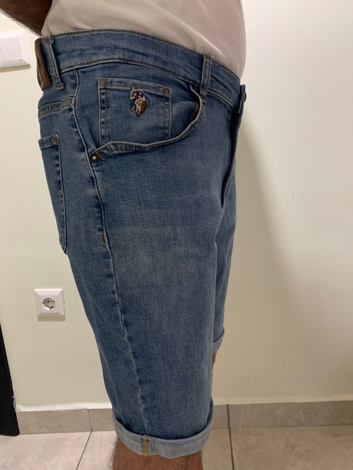 Erkek Mavi Regular Fit Denim Pantolon - Görsel 4