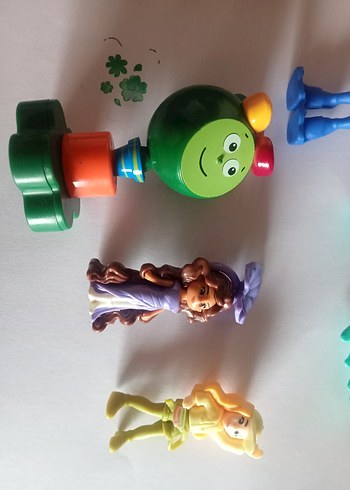  Beden Renkli Çoklu Aksiyon Figürleri ve Bisiklet