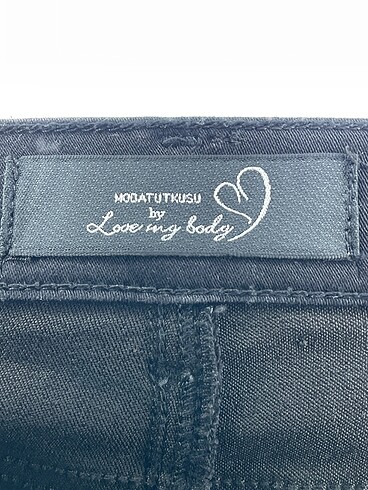 38 Beden siyah Renk Love My Body Jean / Kot %70 İndirimli.