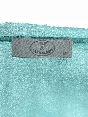 m Beden turkuaz Renk Silk & Cashmere Bluz %70 İndirimli.