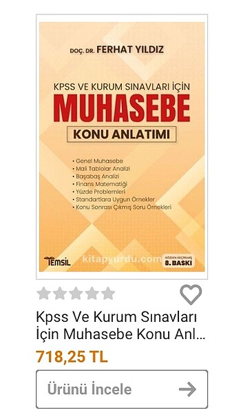 FERHAT YILDIZ - MUHASEBE