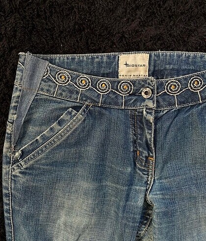 Y2k düşük bel jean