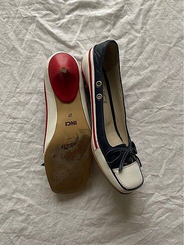 37 Beden Vintage mini topuklu ayakkabı