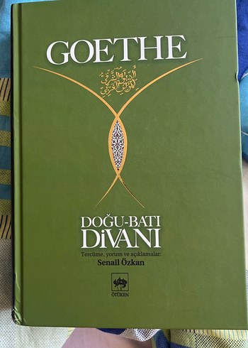 GOETHE Doğu-Batı Divanı Kitabı