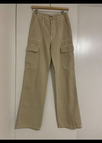 34 Beden ten rengi Renk Zara kargo pantolon