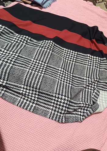 Siyah Elastik Kadın Eşarp - Görsel 10