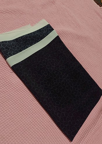 Siyah Elastik Kadın Eşarp - Görsel 3