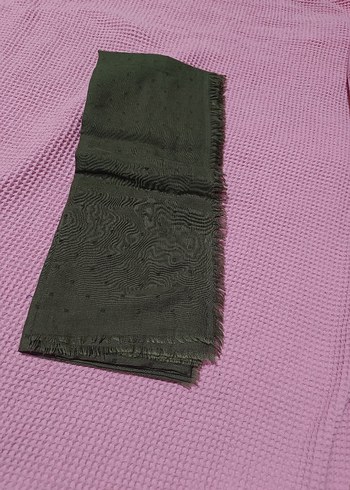 Siyah Elastik Kadın Eşarp - Görsel 7