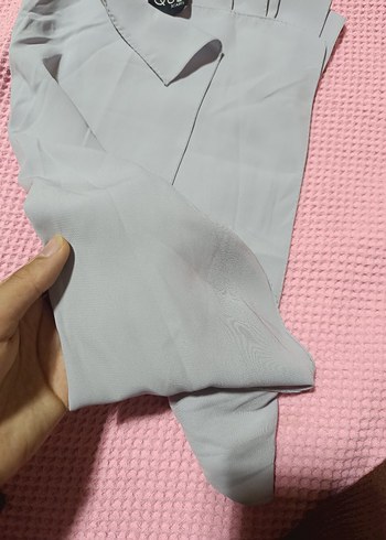 Siyah Elastik Kadın Eşarp - Görsel 2