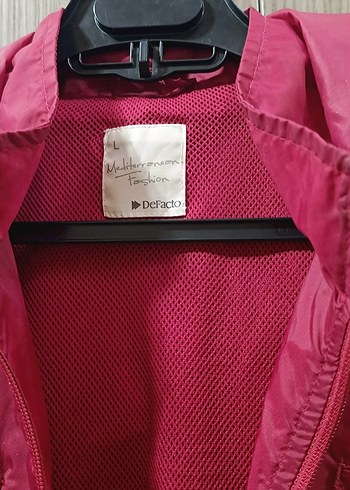 Bordo Midi Kadın yağmurluk, Fermuarlı, Salaş Kesim - Görsel 3