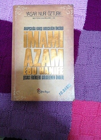 Yaşar Nuri Özturk kitap
