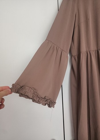diğer Beden camel Renk Tesettür elbise